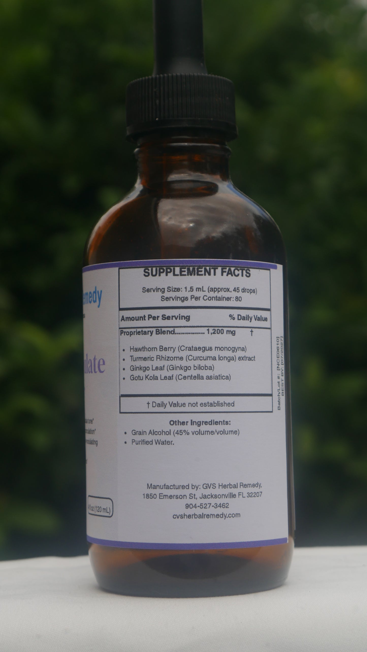 NeuroCirculate Tincture - Brain Health & Circulation Support