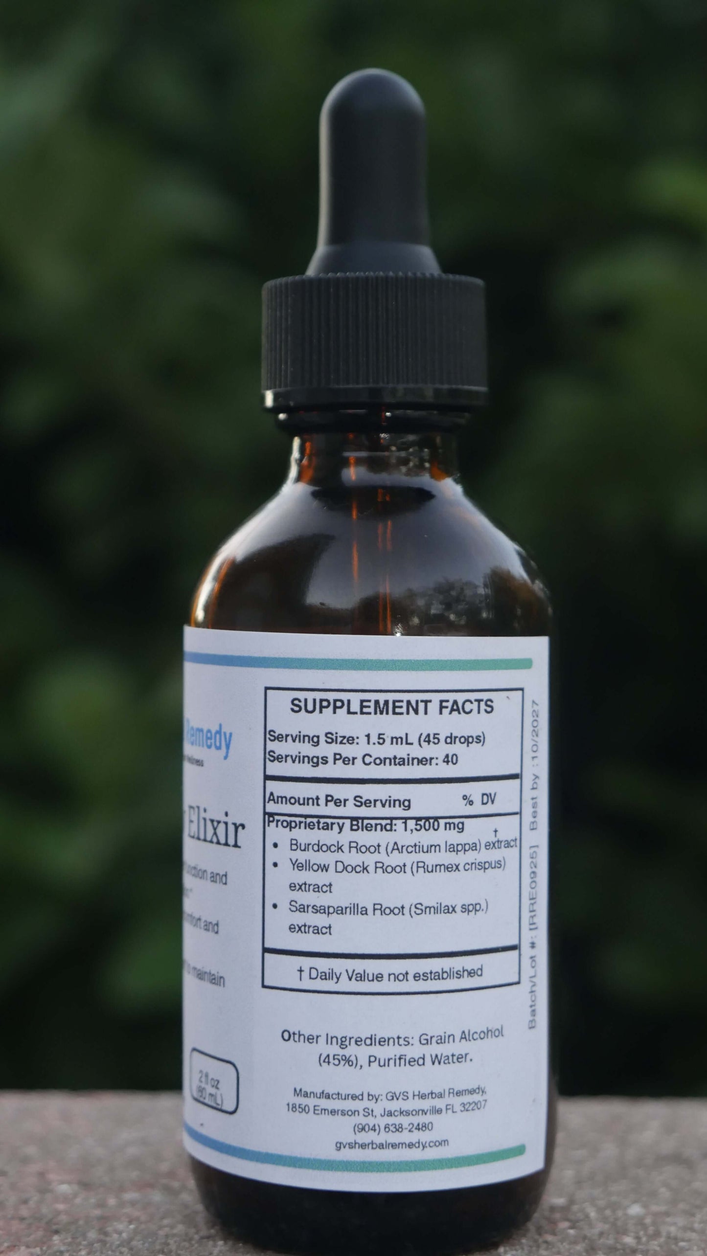 RootRenew_Elixir with dropper and label