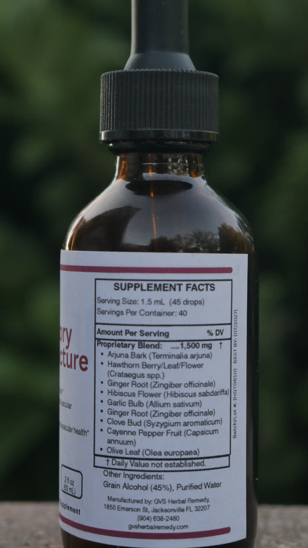 Circulatory Vitality Tincture