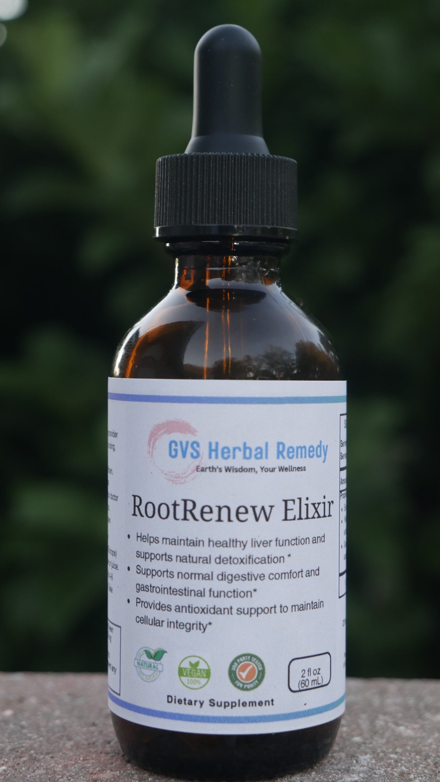 RootRenew Elixir bottle