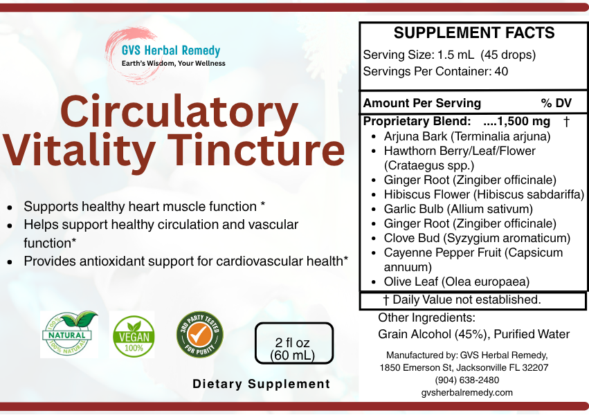 Circulatory Vitality Tincture