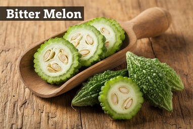 show sliced melons in the scoop and uncut melons on the table